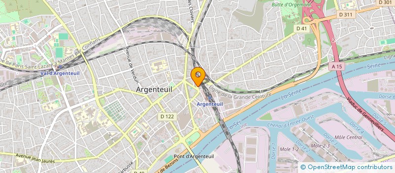 localisation de l'entreprise BOUCHERIE DU SAHARA  ARGENTEUIL