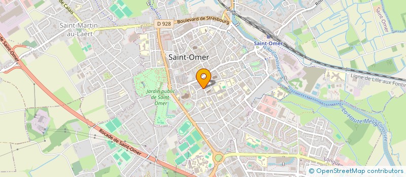 localisation de l'entreprise BOUCHERIE DU SIGNE  SAINT-OMER