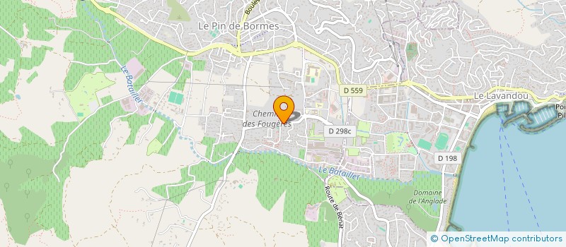 localisation de l'entreprise BOUCHERIE DU SOLEIL  BORMES-LES-MIMOSAS