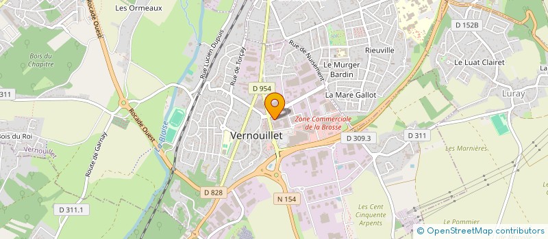 localisation de l'entreprise BOUCHERIE DU SOLEIL à VERNOUILLET