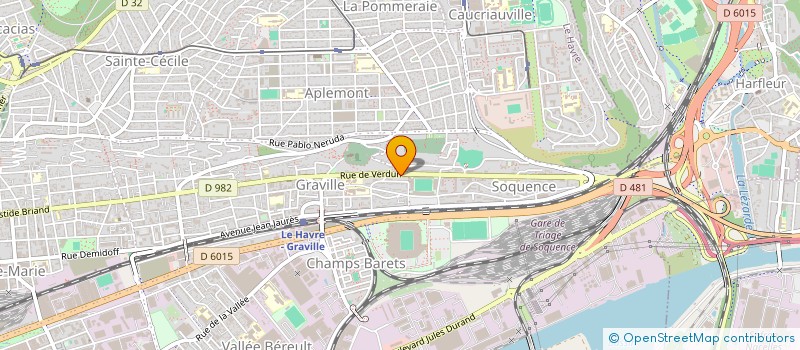 localisation de l'entreprise BOUCHERIE DU STADE à LE HAVRE