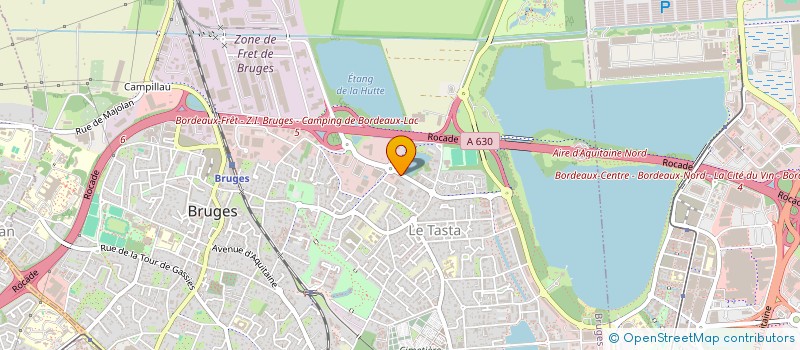 localisation de l'entreprise BOUCHERIE DU SUD-OUEST à BRUGES