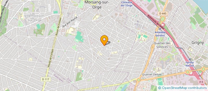 localisation de l'entreprise BOUCHERIE DU SUD OUEST  MORSANG-SUR-ORGE