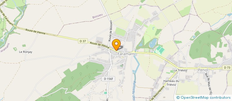 localisation de l'entreprise BOUCHERIE DU SUZON  FARAMANS