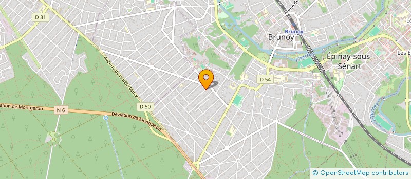 localisation de l'entreprise BOUCHERIE DU TREFLE  BRUNOY