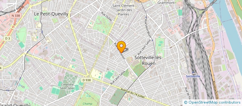 localisation de l'entreprise BOUCHERIE DU TRIANON  SOTTEVILLE-LES-ROUEN