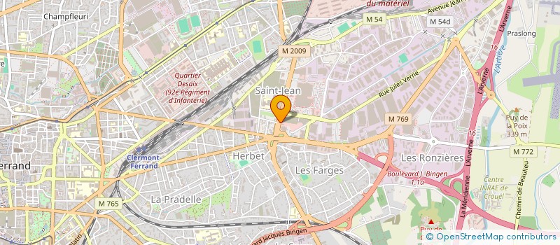 localisation de l'entreprise BOUCHERIE DURAND à SAINT-CHAMOND