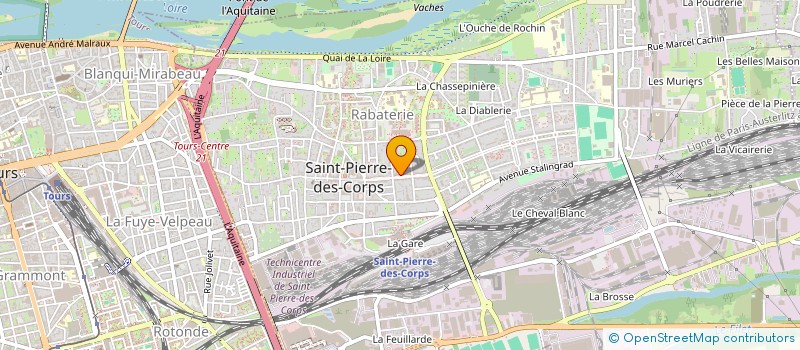 localisation de l'entreprise BOUCHERIE EL NACIM  SAINT-PIERRE-DES-CORPS