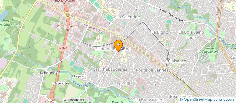 localisation de l'entreprise BOUCHERIE ELISA  SAINT-HERBLAIN