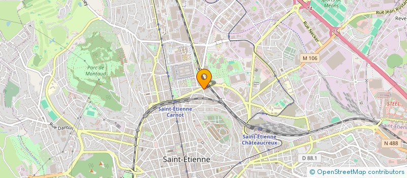 localisation de l'entreprise BOUCHERIE ENVER BABA HALAL  SAINT-ETIENNE