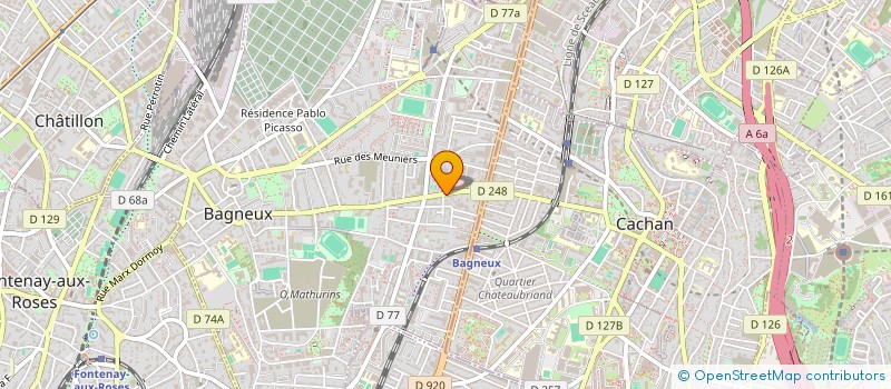 localisation de l'entreprise BOUCHERIE ERRAHMA à BAGNEUX