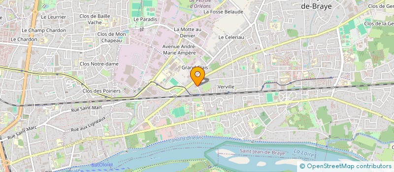 localisation de l'entreprise BOUCHERIE ETOILE à SAINT-JEAN-DE-BRAYE