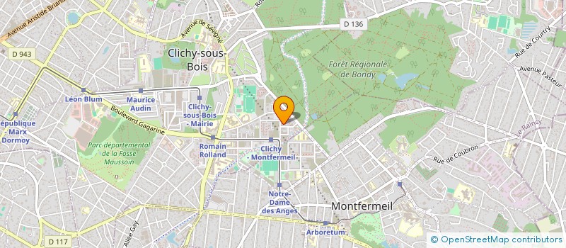 localisation de l'entreprise BOUCHERIE ETOILE OR  CLICHY-SOUS-BOIS