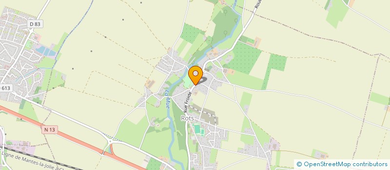 localisation de l'entreprise BOUCHERIE FABIEN AUVRAY  ROTS