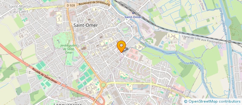 localisation de l'entreprise BOUCHERIE FAGOO à SAINT-OMER