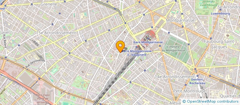 localisation de l'entreprise BOUCHERIE FALGUIERE ADEL  PARIS