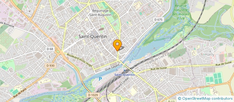 localisation de l'entreprise BOUCHERIE FAMILY à SAINT-QUENTIN