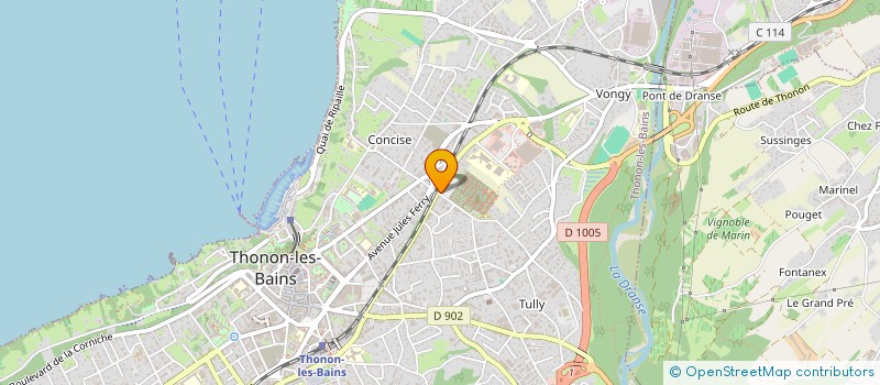 localisation de l'entreprise BOUCHERIE FAMILY à THONON-LES-BAINS