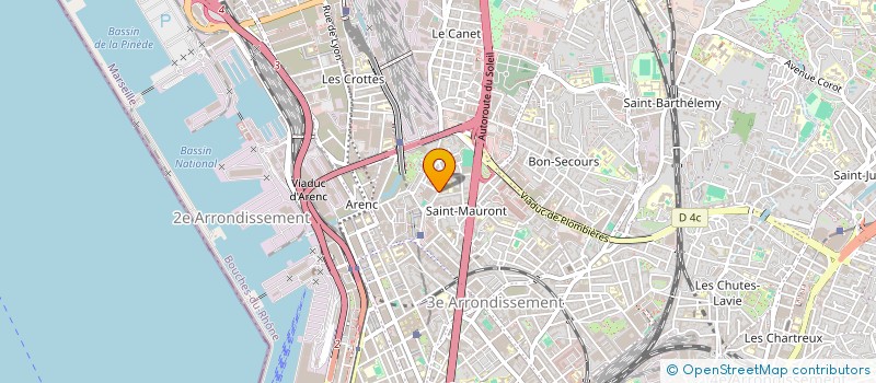 localisation de l'entreprise BOUCHERIE FELIX  MARSEILLE