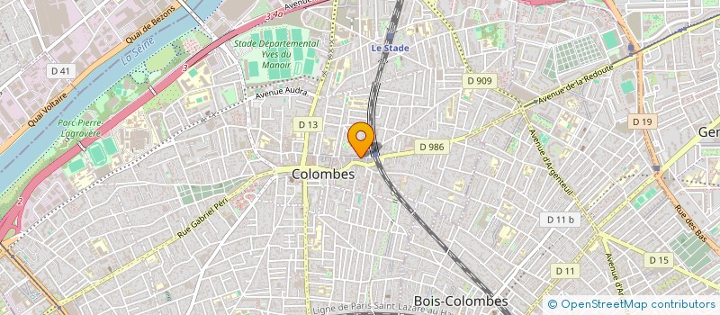 localisation de l'entreprise BOUCHERIE FERNANDES à COLOMBES