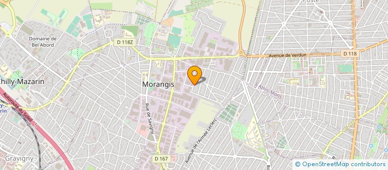 localisation de l'entreprise BOUCHERIE FETZER à MORANGIS