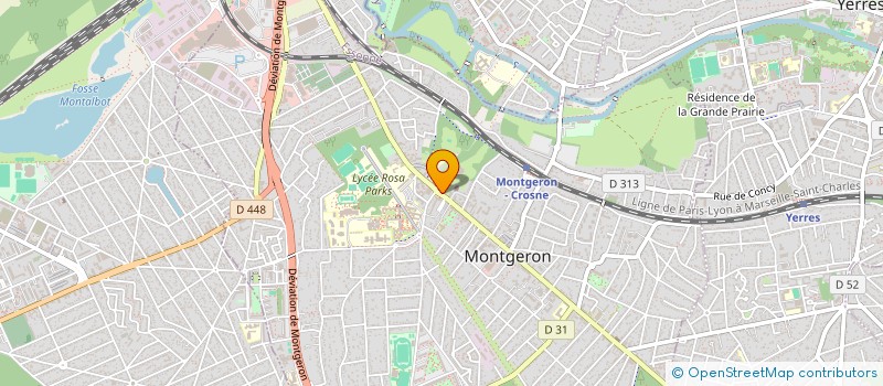 localisation de l'entreprise BOUCHERIE FINAZZI ET COMPAGNIE à MONTGERON