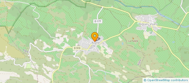 localisation de l'entreprise BOUCHERIE FORNER à AIGUES-VIVES