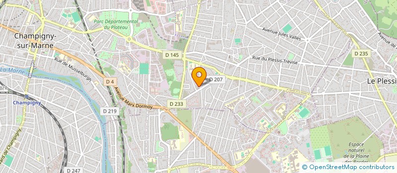 localisation de l'entreprise BOUCHERIE FRANCO MUSULMANE MASSY à CHAMPIGNY-SUR-MARNE