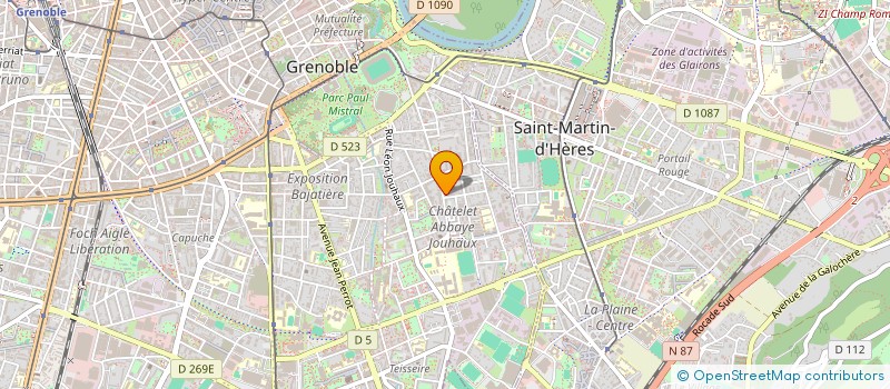 localisation de l'entreprise BOUCHERIE FRANCOIS  GRENOBLE