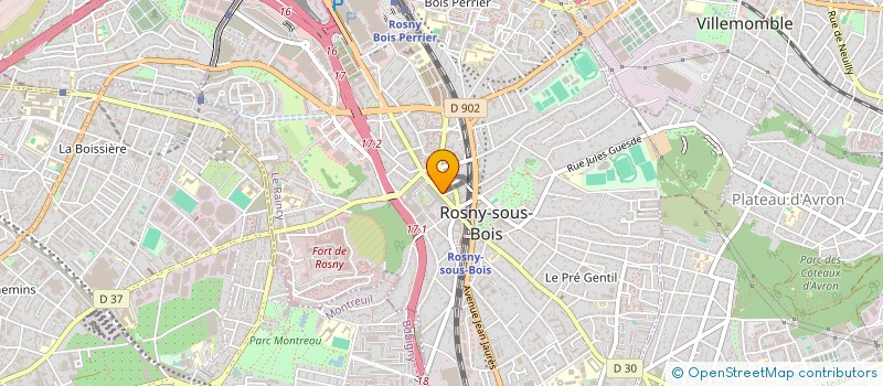 localisation de l'entreprise BOUCHERIE GALLIENI à ROSNY-SOUS-BOIS