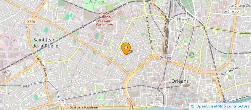 localisation de l'entreprise BOUCHERIE GARCIA à ORLEANS