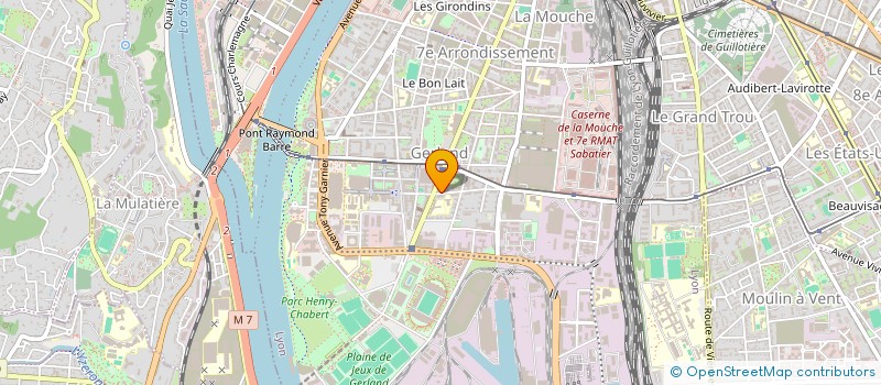 localisation de l'entreprise BOUCHERIE GAUTHIER à LYON