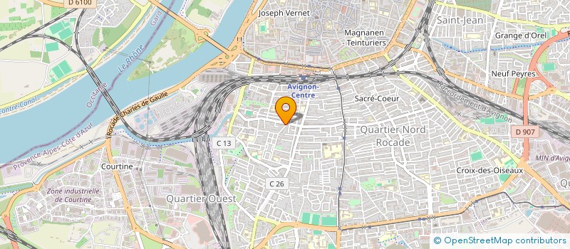 localisation de l'entreprise BOUCHERIE GIMELLI  AVIGNON