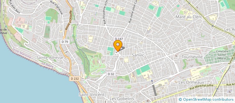 localisation de l'entreprise BOUCHERIE GOSSELIN à LE HAVRE