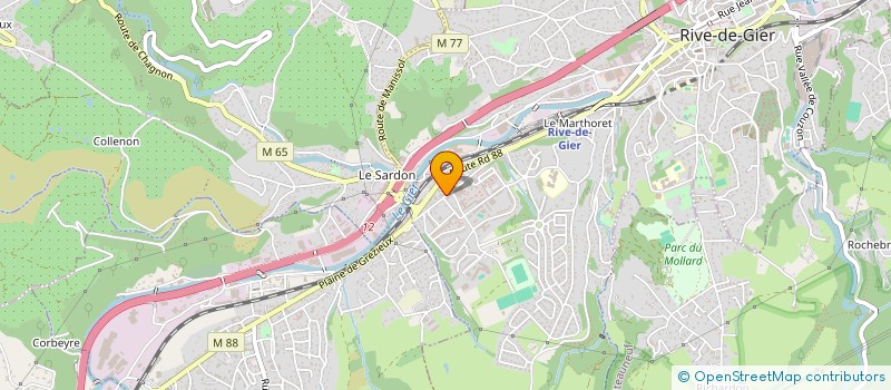 localisation de l'entreprise BOUCHERIE GP à RIVE-DE-GIER