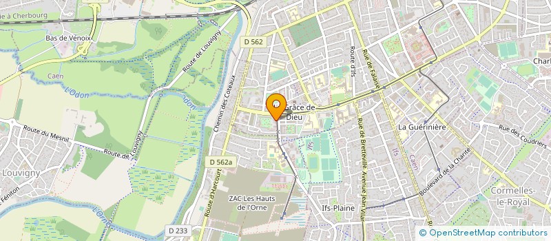 localisation de l'entreprise BOUCHERIE GRACE DE DIEU à CAEN