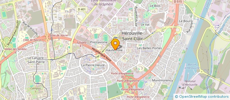 localisation de l'entreprise BOUCHERIE GRAND HALAL DE LA HAUTE FOLIE à HEROUVILLE-SAINT-CLAIR