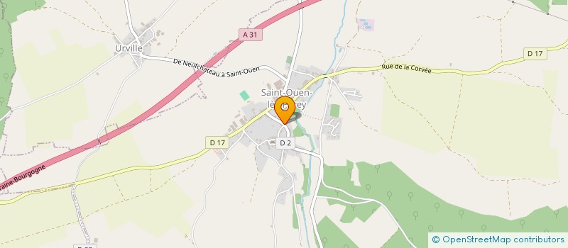 localisation de l'entreprise BOUCHERIE GREGOIRE  SAINT-OUEN-LES-PAREY