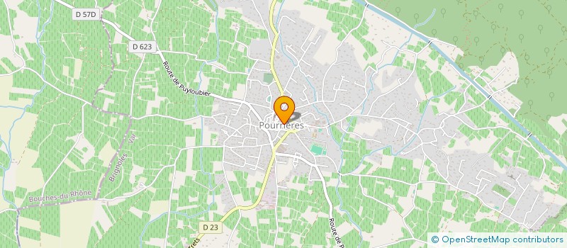 localisation de l'entreprise BOUCHERIE GUERRERO  POURRIERES