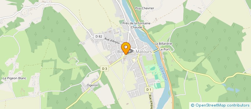 localisation de l'entreprise BOUCHERIE GUILLARD à BONNEUIL-MATOURS