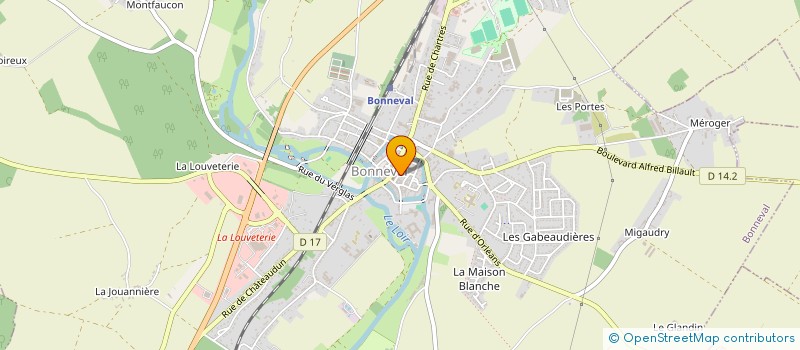 localisation de l'entreprise BOUCHERIE GUILLOU à BONNEVAL