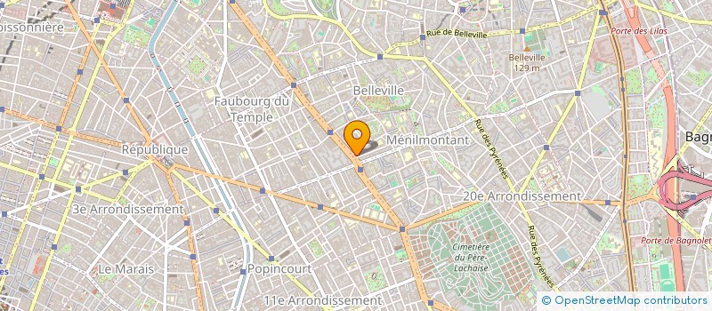 localisation de l'entreprise BOUCHERIE H3  PARIS