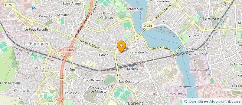 localisation de l'entreprise BOUCHERIE HALAL à LORIENT