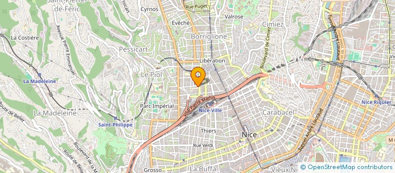 localisation de l'entreprise BOUCHERIE HALLAL RUE VERNIER à NICE