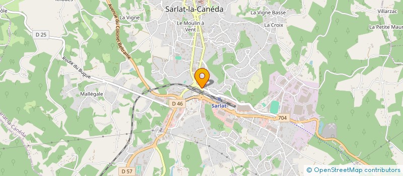 localisation de l'entreprise BOUCHERIE HALLAL UNIVERS D'ORIENT  SARLAT-LA-CANEDA