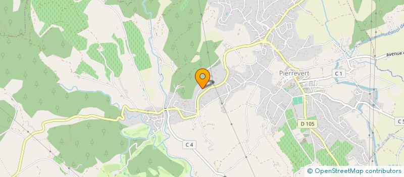 localisation de l'entreprise BOUCHERIE HALLAMI  PIERREVERT