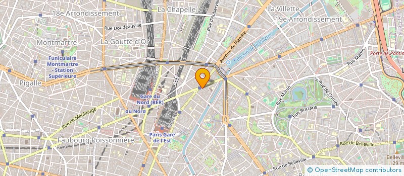 localisation de l'entreprise BOUCHERIE HAMZA à PARIS