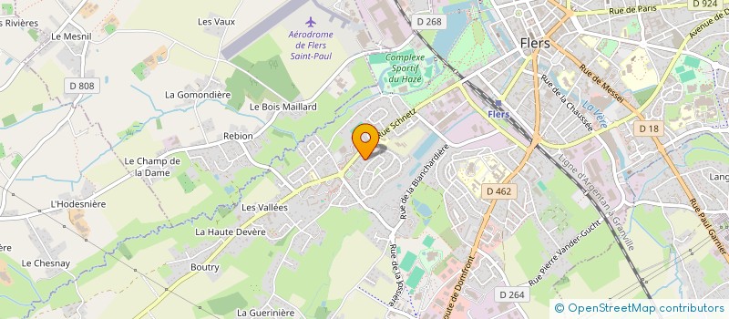 localisation de l'entreprise BOUCHERIE HARID à FLERS