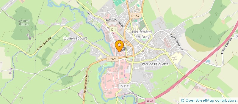 localisation de l'entreprise BOUCHERIE HAVARD DEFOULNY à NEUFCHATEL-EN-BRAY