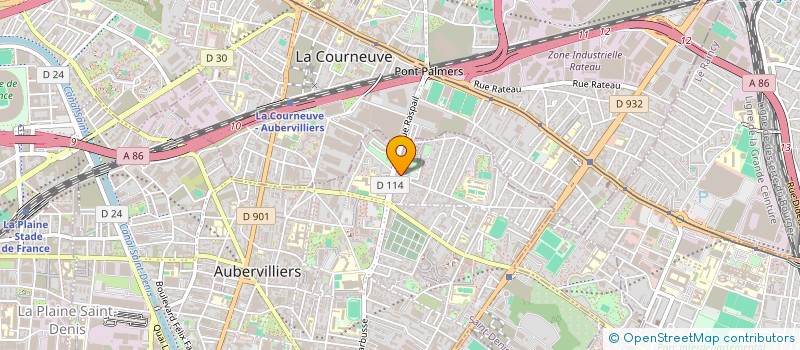 localisation de l'entreprise BOUCHERIE HAYAT à AUBERVILLIERS